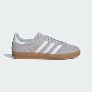 12M - [NEW] Men's‎ adidas Gazelle Indoor Shoes 'Grey' JQ0176